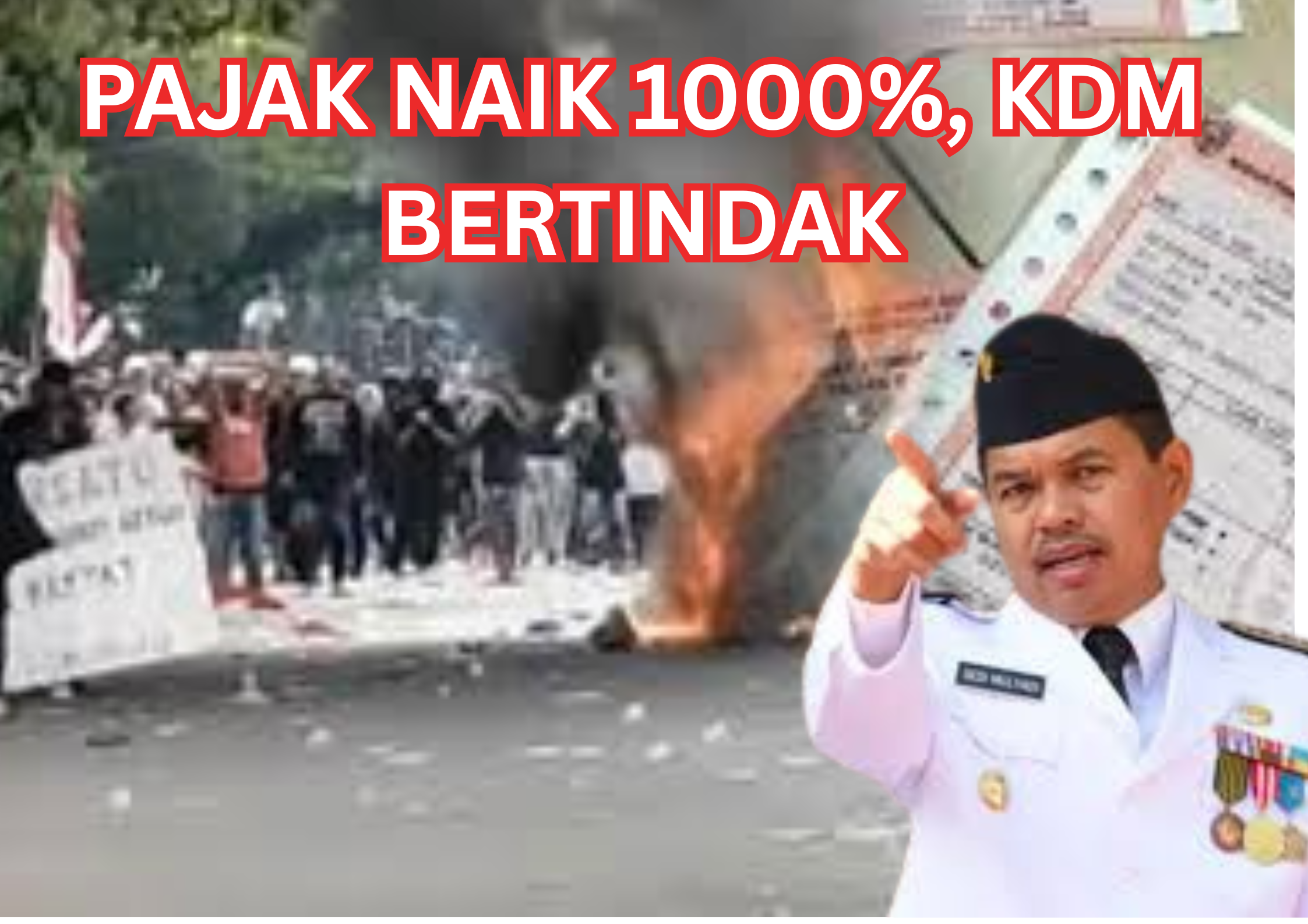PAJAK NAIK 1000%, KDM BERTINDAK